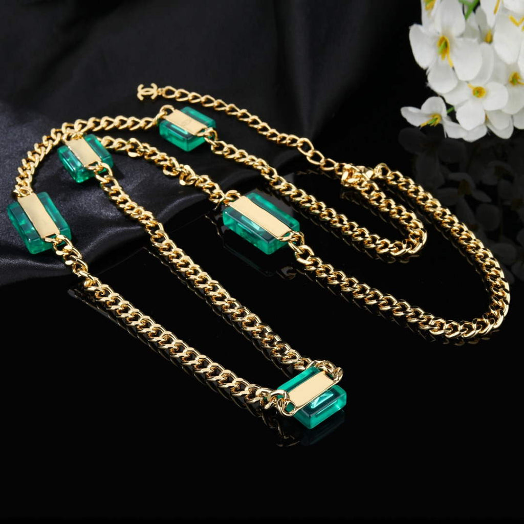 Chanel ABA461 Long Necklace Jewelry Designer CC31701
