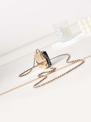 Chanel ABA744 Evening Long Pendant Necklace Metal, Resin Lambskin Multicolor - Default Title - View 4