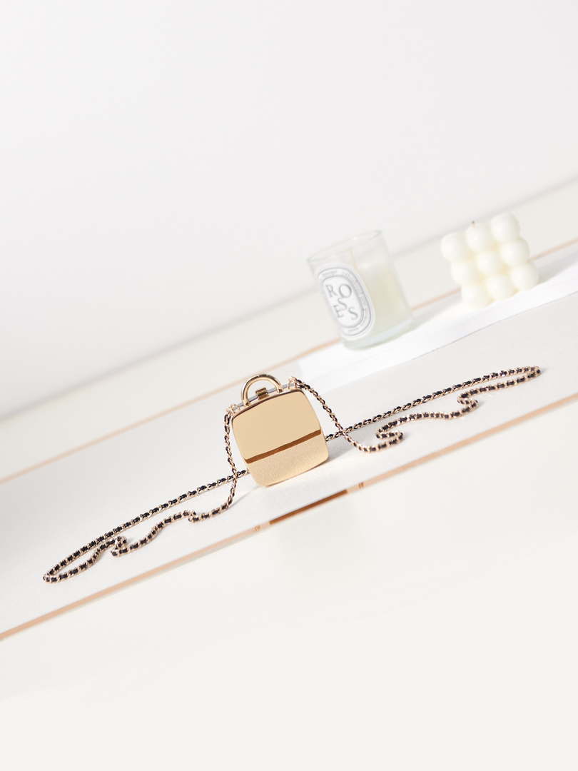 Chanel ABA744 Evening Long Pendant Necklace Metal, Resin Lambskin Multicolor