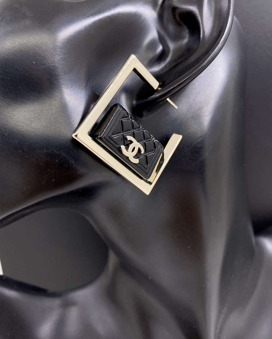 Chanel ABC282 Hoop Earring Fashion Jewelry CC31834