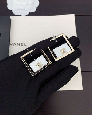 Chanel ABC282 Hoop Earring Fashion Jewelry CC31835 - Default Title - View 1