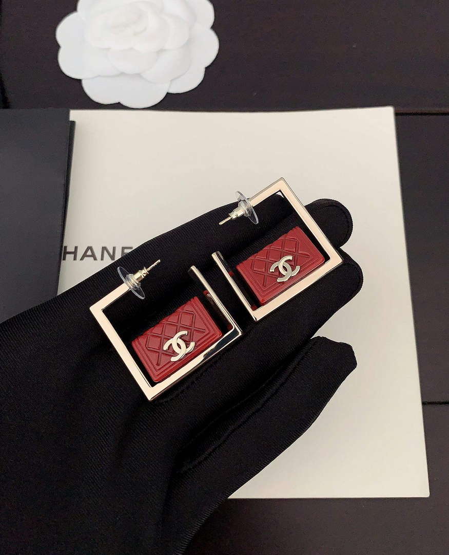 Chanel ABC282 Hoop Earring Fashion Jewelry CC31836 - Default Title - View 1