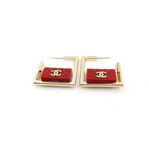 Chanel ABC282 Hoop Earring Fashion Jewelry CC31836 - Default Title - View 3