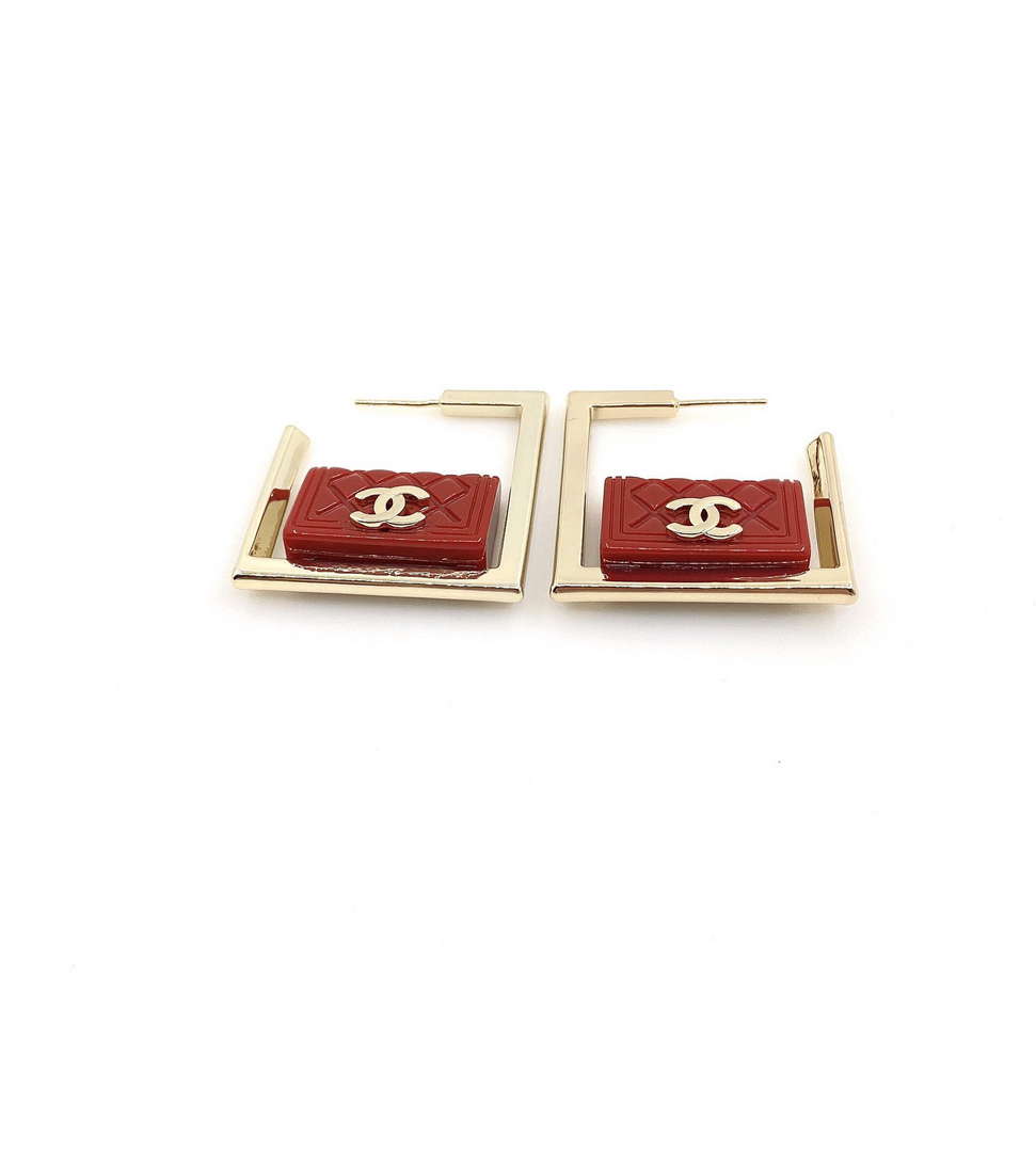 Chanel ABC282 Hoop Earring Fashion Jewelry CC31836