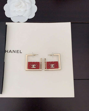 Chanel ABC282 Hoop Earring Fashion Jewelry CC31836 - Default Title - View 4