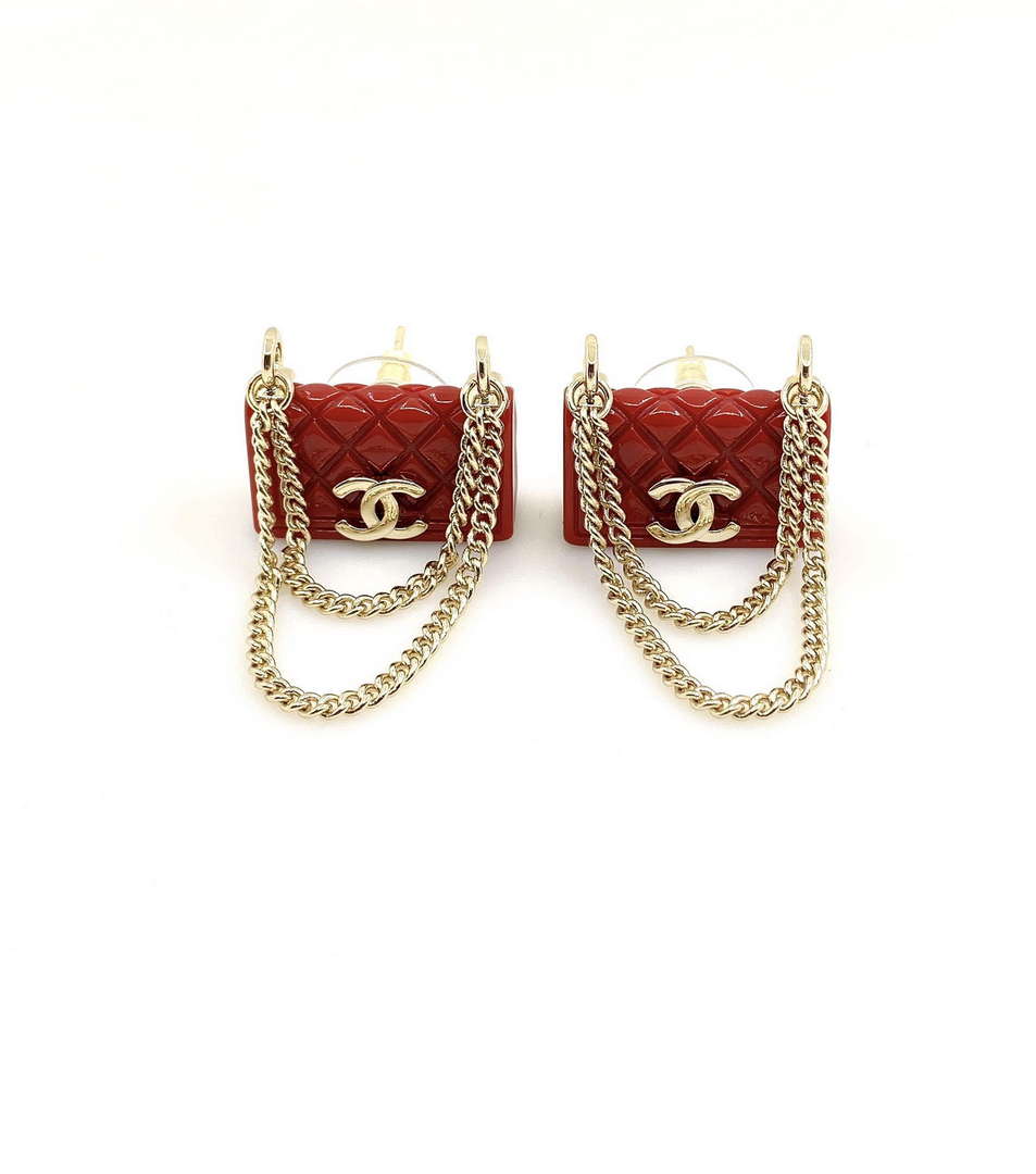 Chanel ABC284 Stud Earring Fashion Jewelry CC31837 - Default Title - View 1