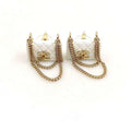 Chanel ABC284 Stud Earring Fashion Jewelry CC31838 - Default Title - View 1