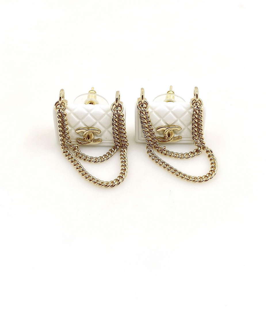 Chanel ABC284 Stud Earring Fashion Jewelry CC31838 - Default Title - View 1