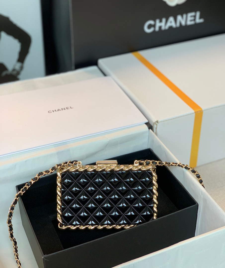 Chanel Acrylic Evening bag Chanel Vanity Case Box Bag - Default Title - View 1