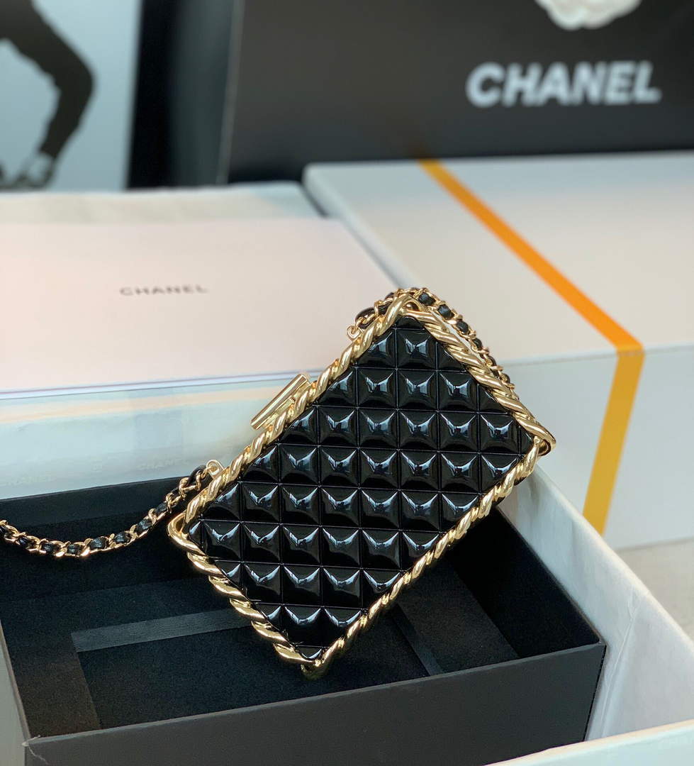 Chanel Acrylic Evening bag Chanel Vanity Case Box Bag - Default Title - View 2