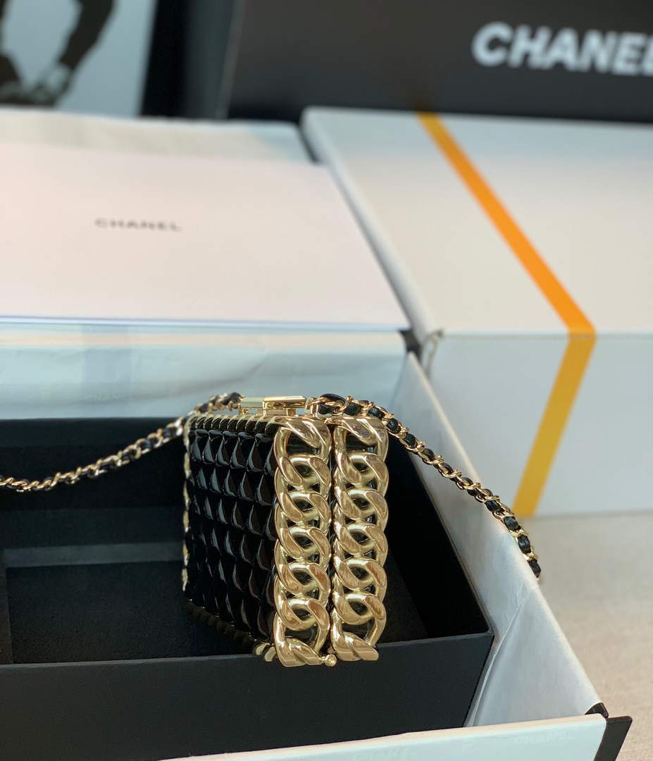 Chanel Acrylic Evening bag Chanel Vanity Case Box Bag