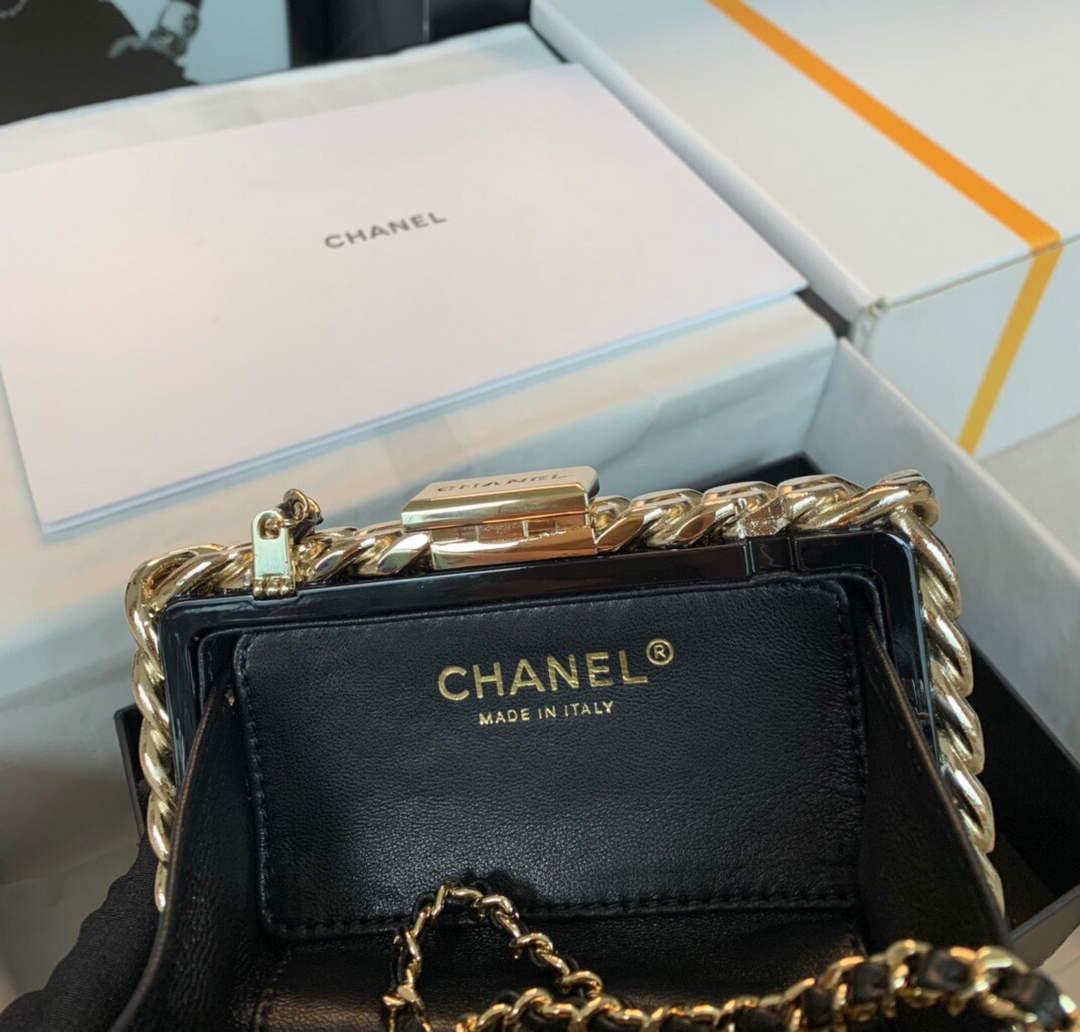 Chanel Acrylic Evening bag Chanel Vanity Case Box Bag - Default Title - View 8