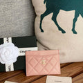 Chanel AP0213 Card Holder Calfskin Pink - Default Title - View 1