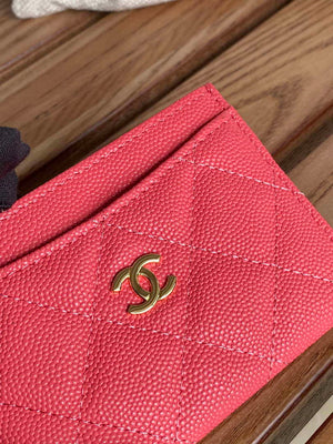 Chanel AP0213 Card Holder Calfskin Watermelon Red - Default Title - View 6