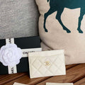Chanel AP0213 Card Holder Calfskin White - Default Title - View 1