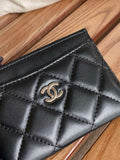 Chanel AP0213 Card Holder Lambskin Black