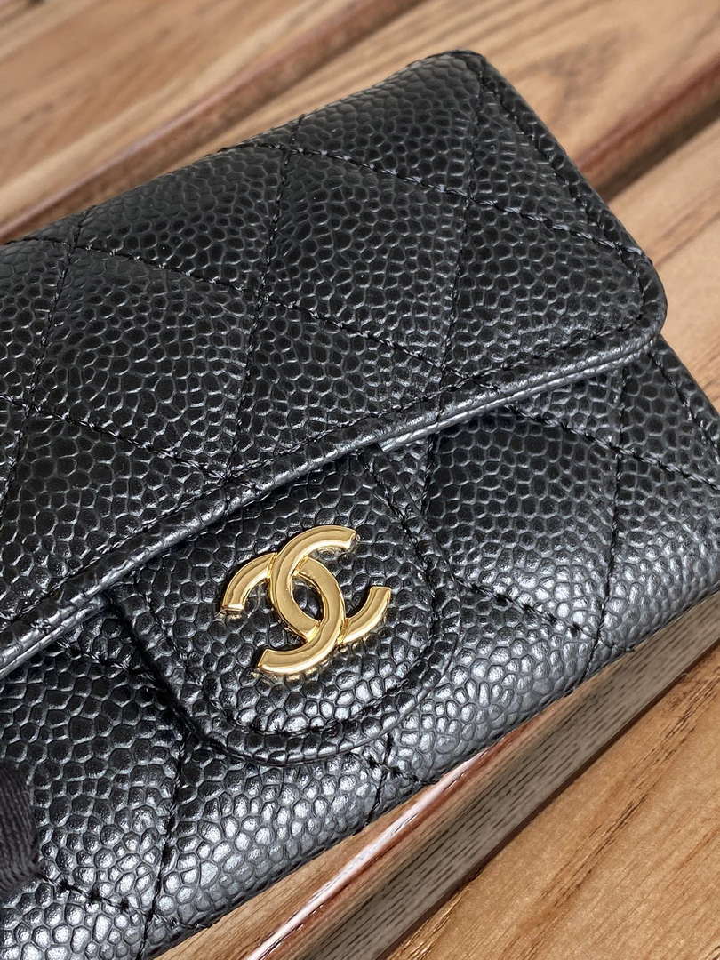Chanel AP0214 Card Holder Big ball pattern Calfskin CC65015