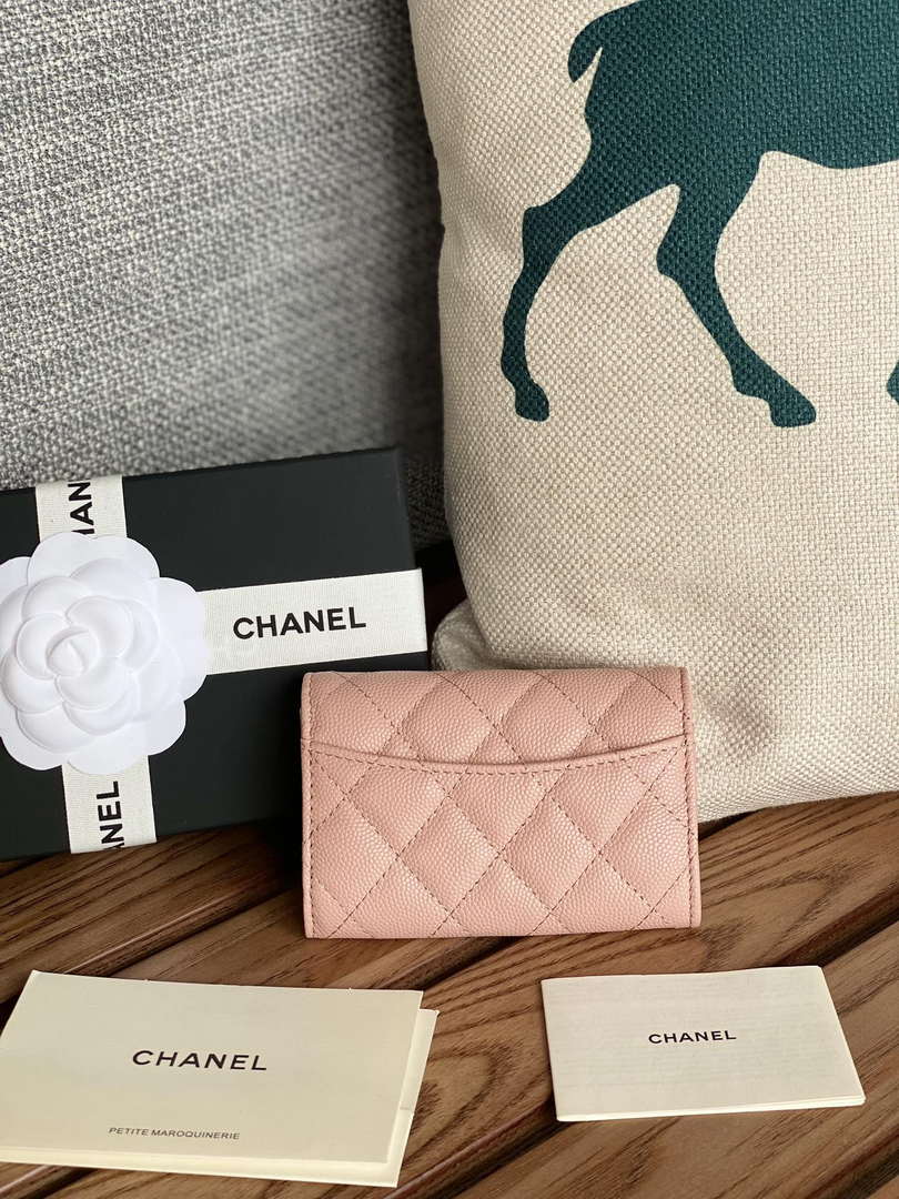 Chanel AP0214 Card Holder Calfskin CC65001