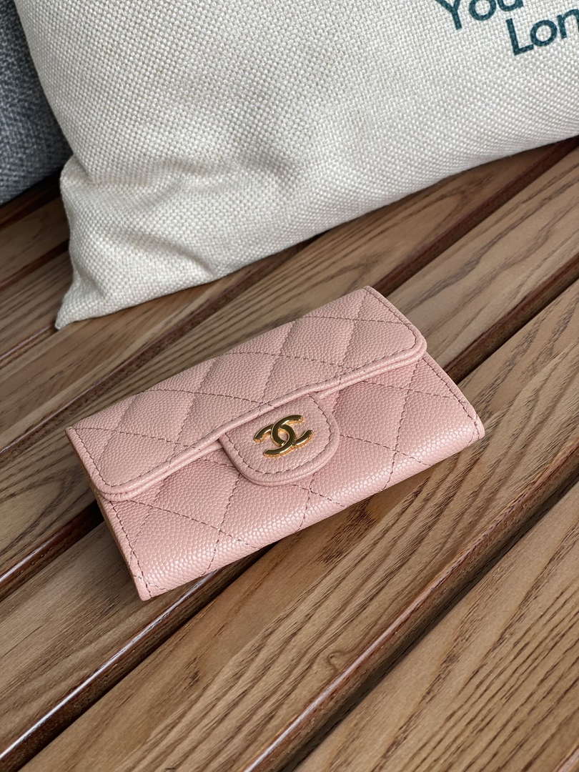 Chanel AP0214 Card Holder Calfskin CC65001