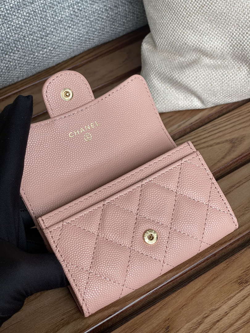 Chanel AP0214 Card Holder Calfskin CC65001