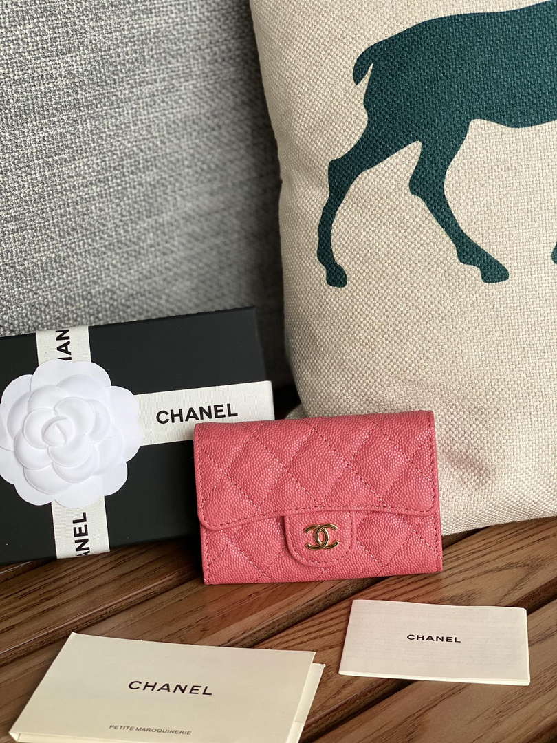 Chanel AP0214 Card Holder Calfskin CC65002