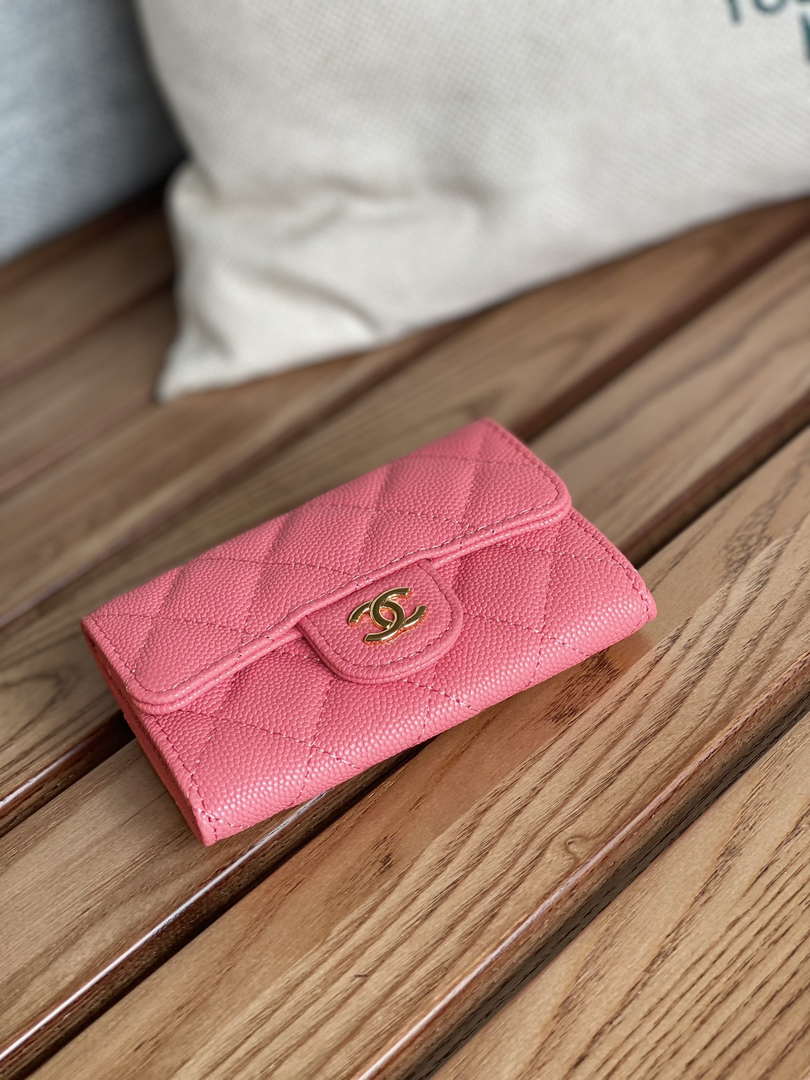 Chanel AP0214 Card Holder Calfskin CC65002