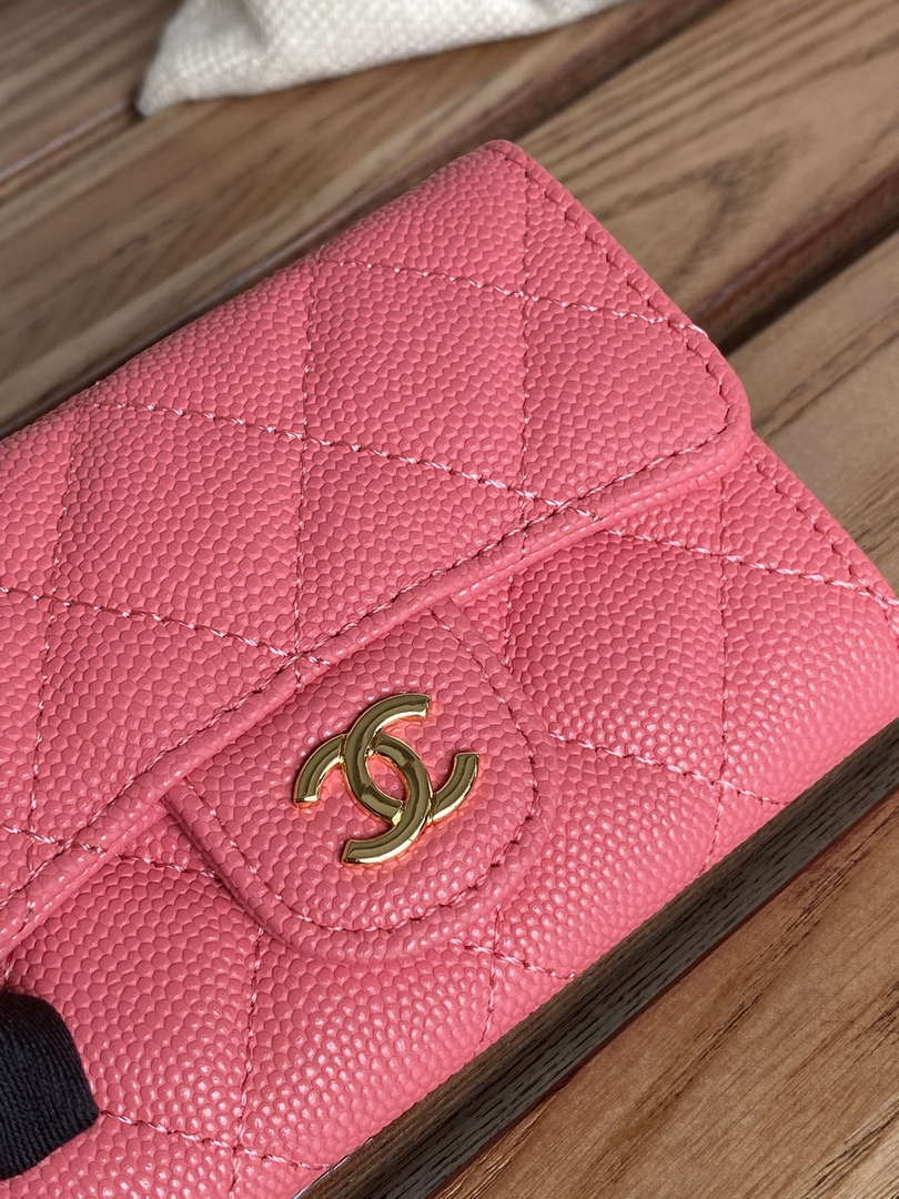 Chanel AP0214 Card Holder Calfskin CC65002