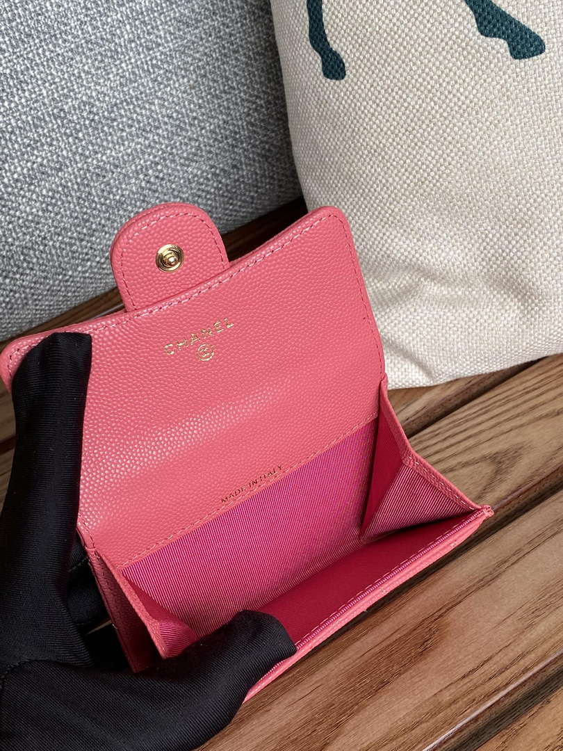 Chanel AP0214 Card Holder Calfskin CC65002