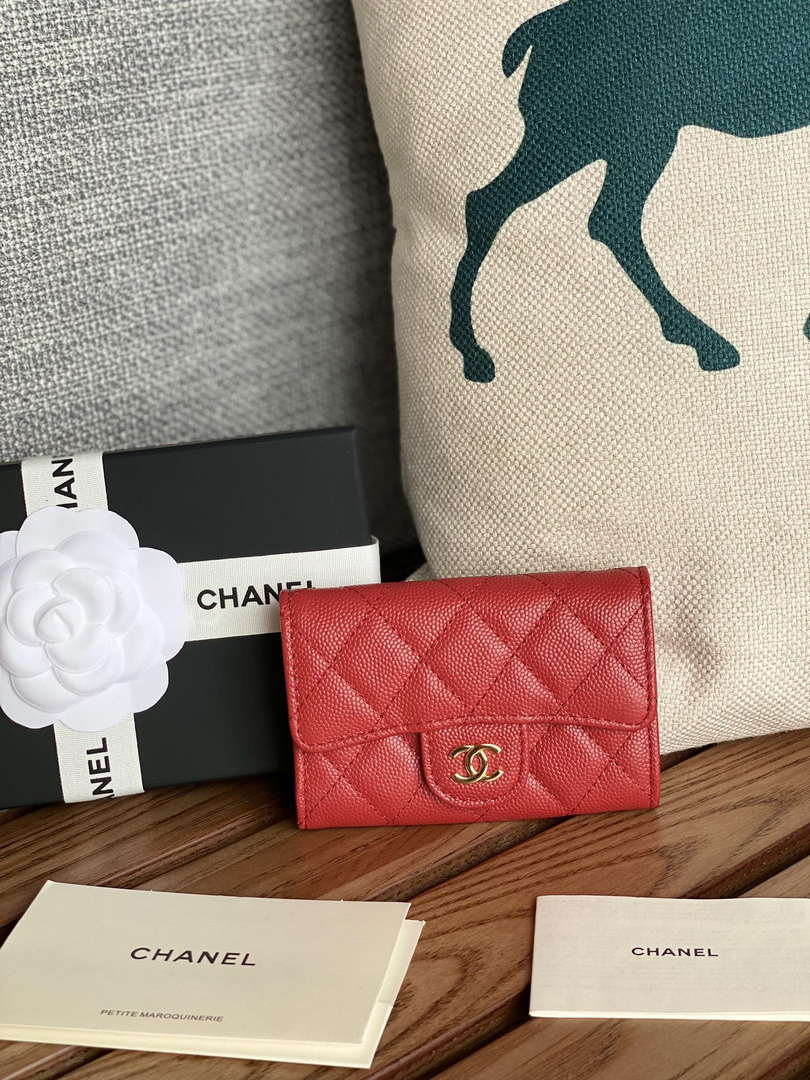 Chanel AP0214 Card Holder Calfskin CC65004 - Default Title - View 1
