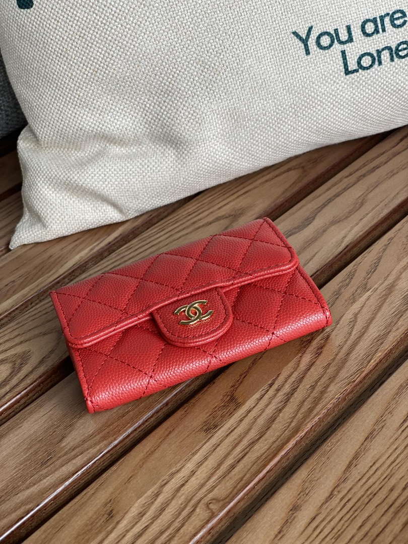 Chanel AP0214 Card Holder Calfskin CC65004