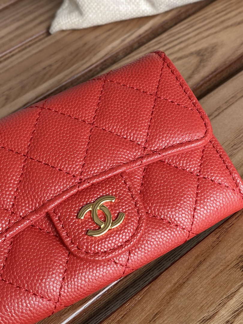 Chanel AP0214 Card Holder Calfskin CC65004