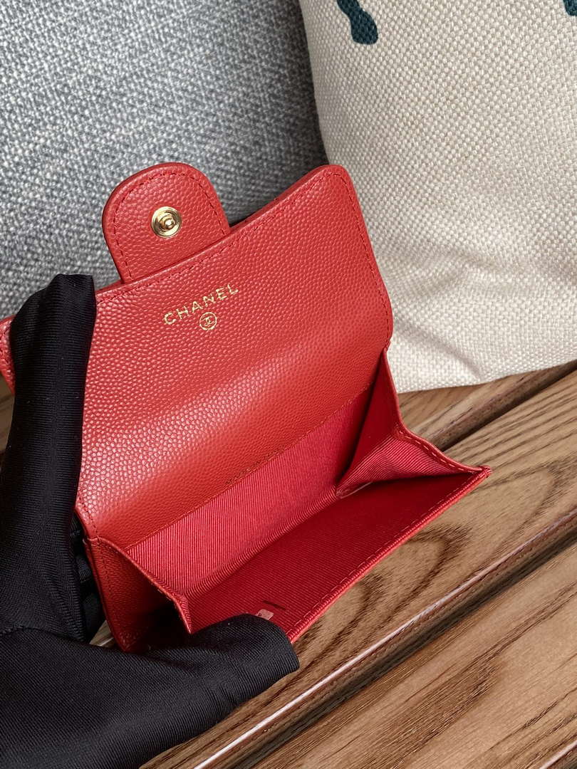 Chanel AP0214 Card Holder Calfskin CC65004