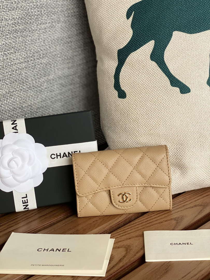 Chanel AP0214 Card Holder Calfskin CC65007 - Default Title - View 1