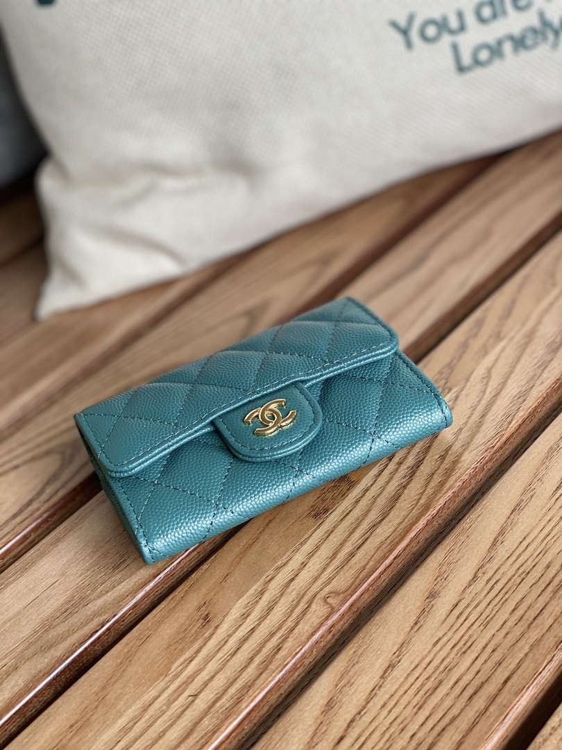 Chanel AP0214 Card Holder Calfskin CC65009