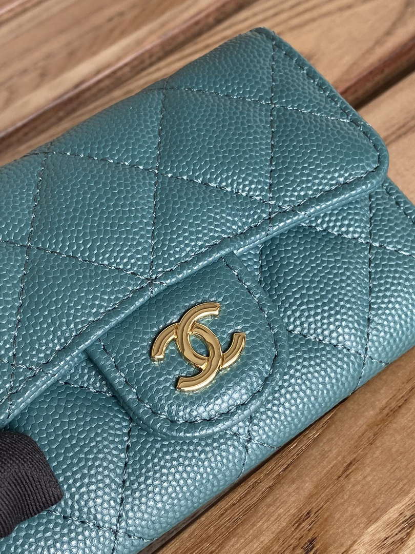 Chanel AP0214 Card Holder Calfskin CC65009