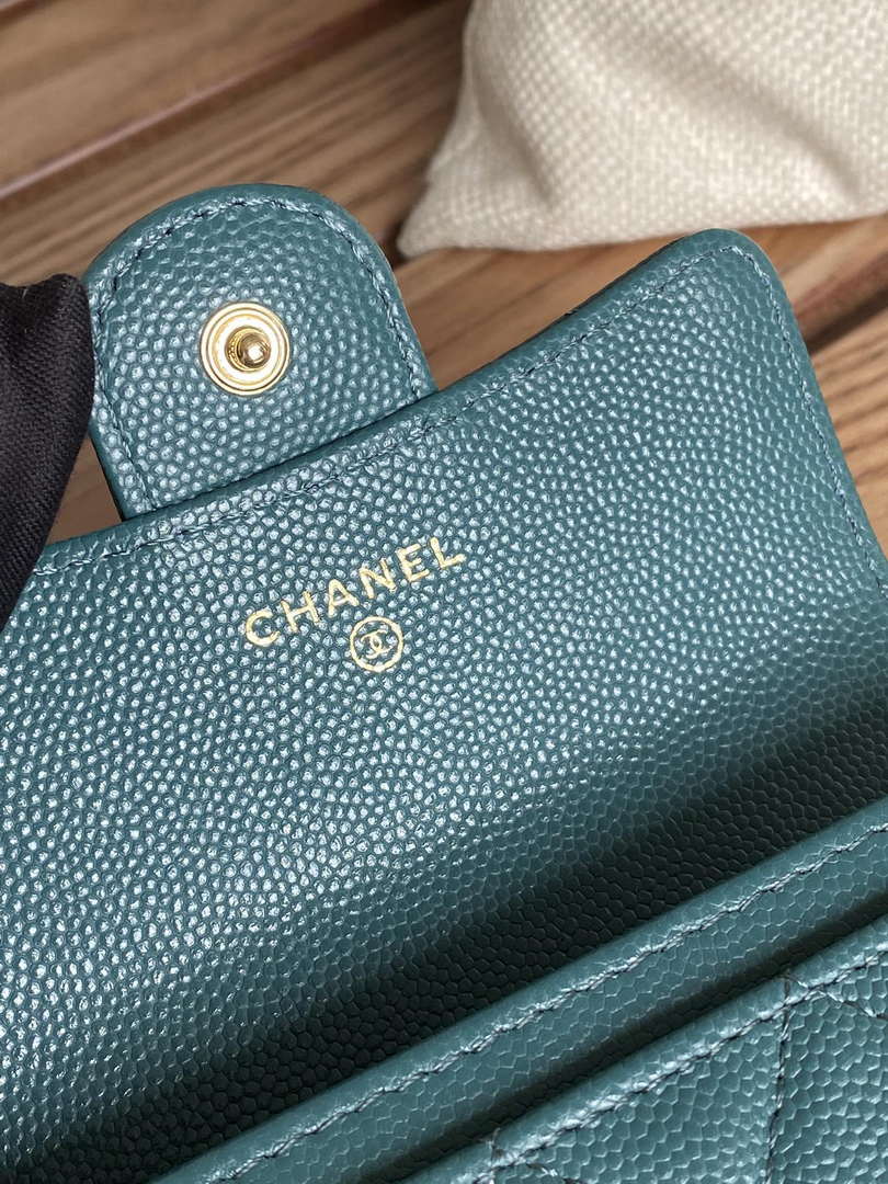Chanel AP0214 Card Holder Calfskin CC65009