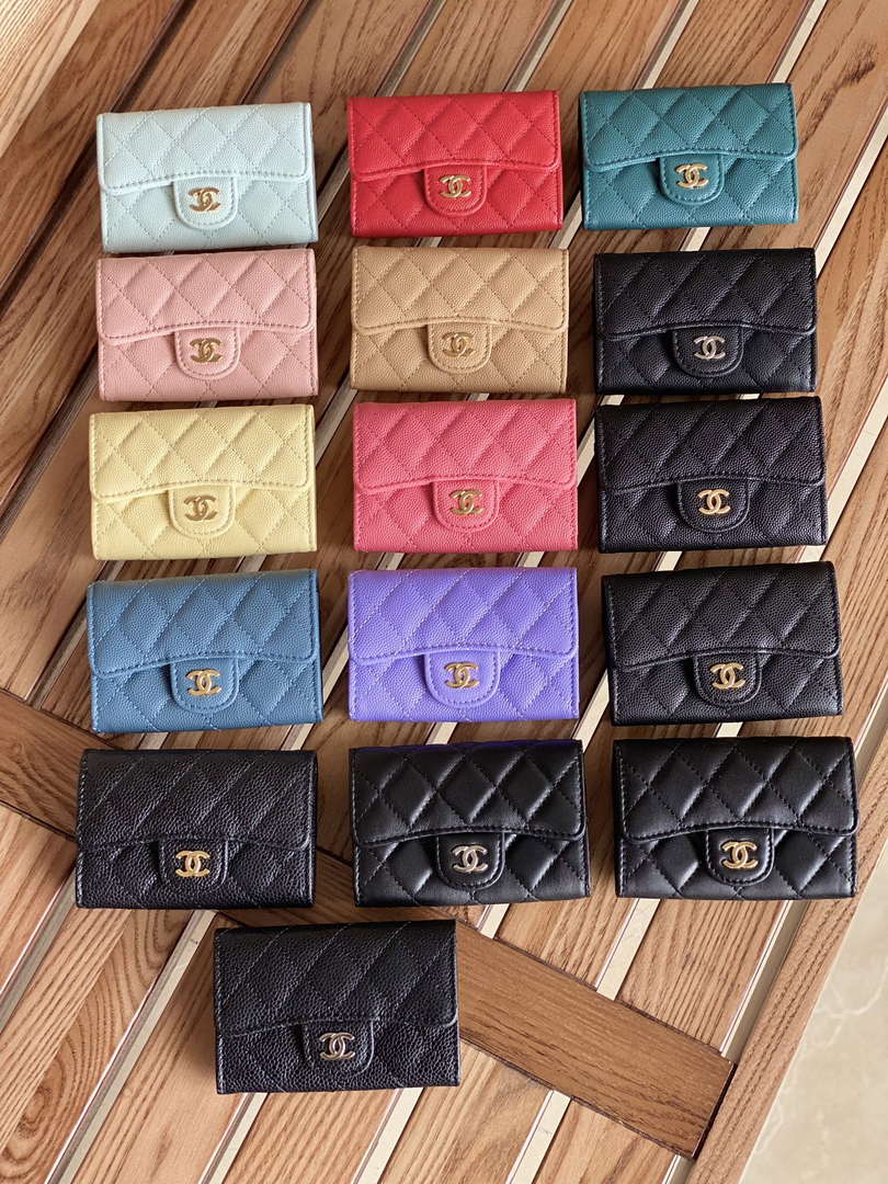 Chanel AP0214 Card Holder Calfskin CC65009