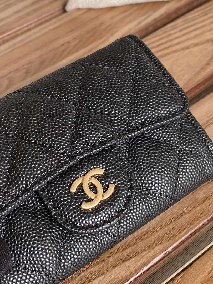 Chanel AP0214 Card Holder Calfskin CC65010