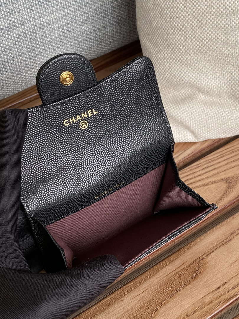 Chanel AP0214 Card Holder Calfskin CC65010