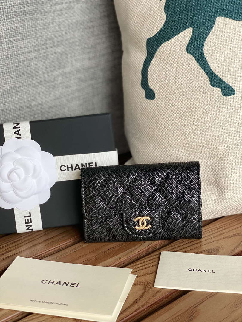 Chanel AP0214 Card Holder Calfskin CC65010