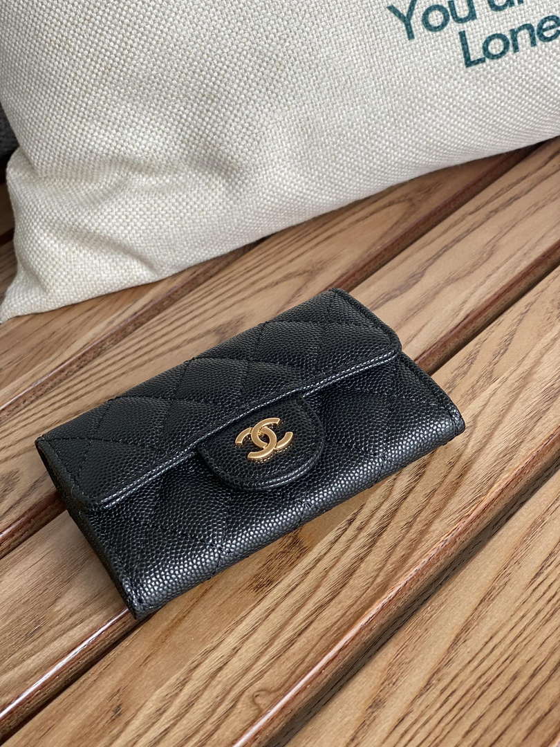 Chanel AP0214 Card Holder Calfskin CC65010