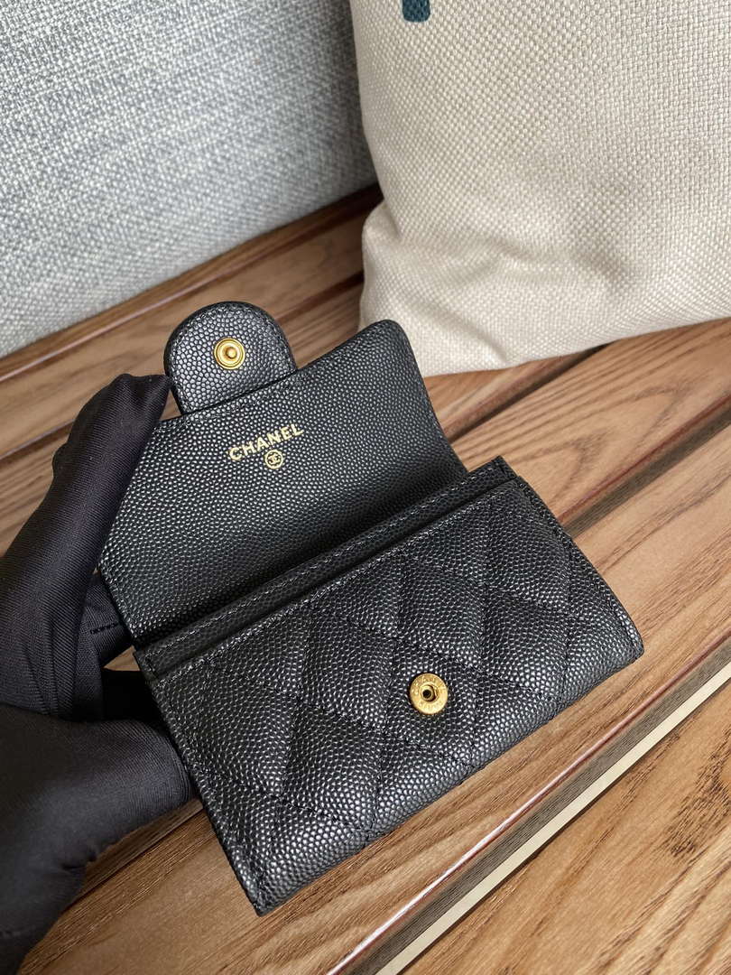 Chanel AP0214 Card Holder Calfskin CC65010
