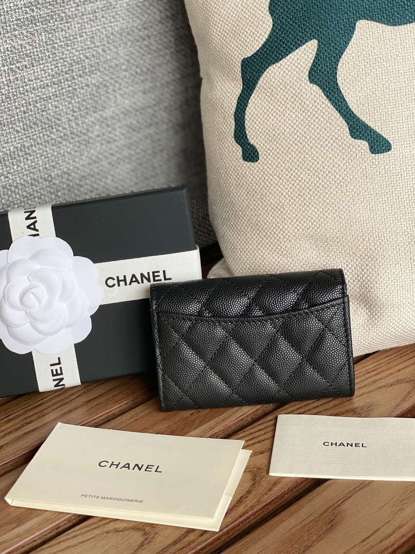 Chanel AP0214 Card Holder Calfskin CC65011