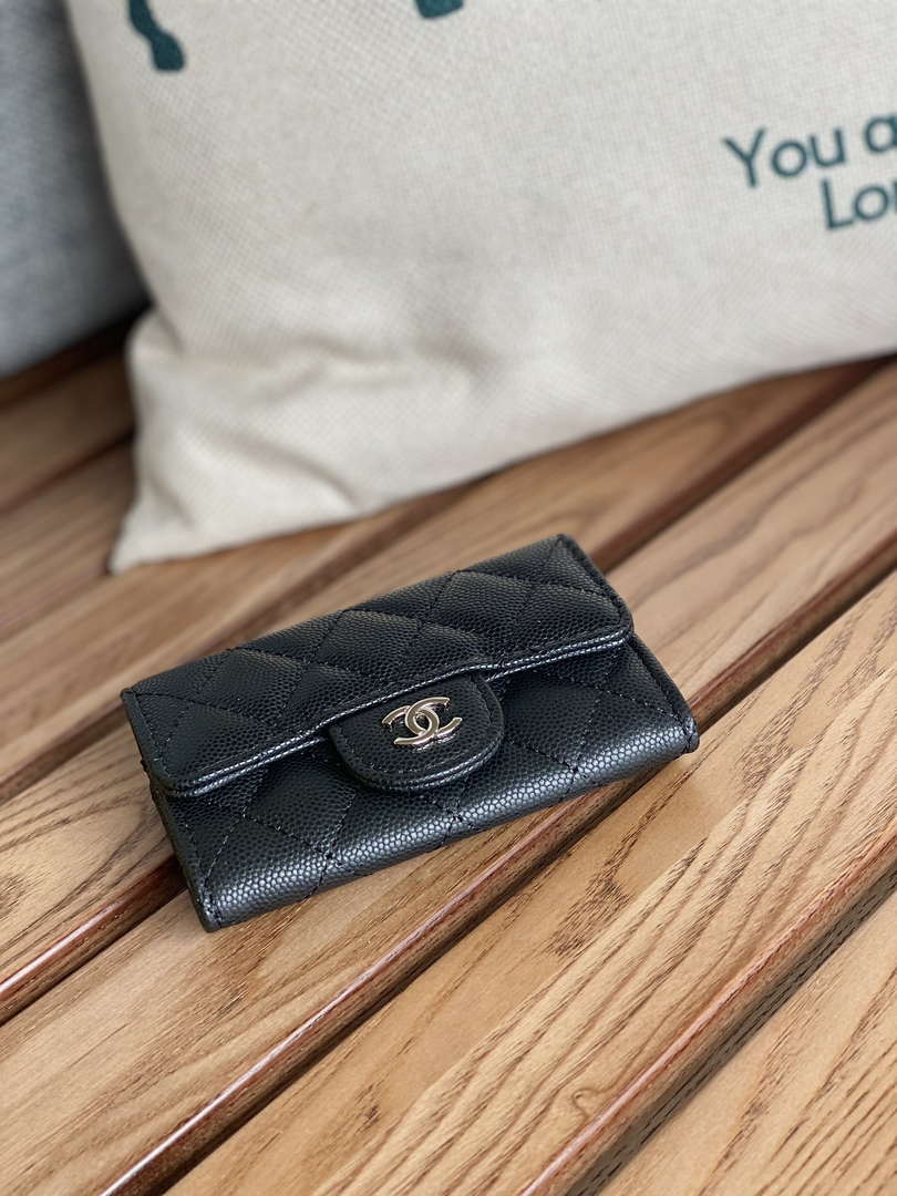 Chanel AP0214 Card Holder Calfskin CC65011