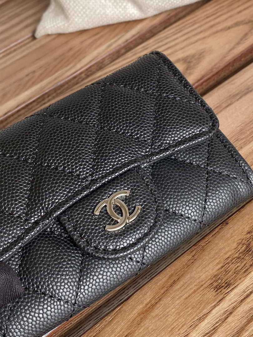 Chanel AP0214 Card Holder Calfskin CC65011