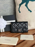 Chanel AP0214 Card Holder Calfskin CC65012
