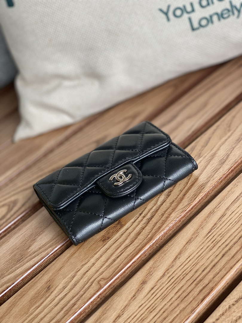Chanel AP0214 Card Holder Calfskin CC65012