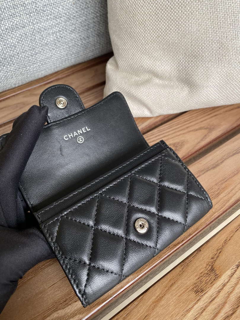 Chanel AP0214 Card Holder Calfskin CC65012