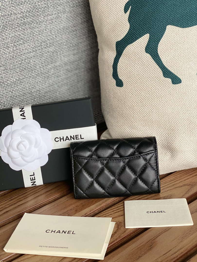 Chanel AP0214 Card Holder Calfskin CC65013
