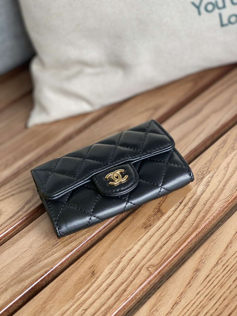 Chanel AP0214 Card Holder Calfskin CC65013